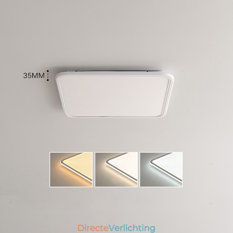 Moderne dimbare vierkante plafondlamp voor binnenverlichting