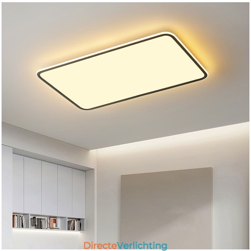 Moderne grote dimbare rechthoekige plafondlamp voor binnenverlichting
