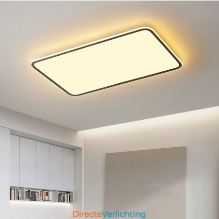 Moderne grote dimbare rechthoekige plafondlamp voor binnenverlichting Moderne grote dimbare rechthoekige plafondlamp voor binnenverlichting