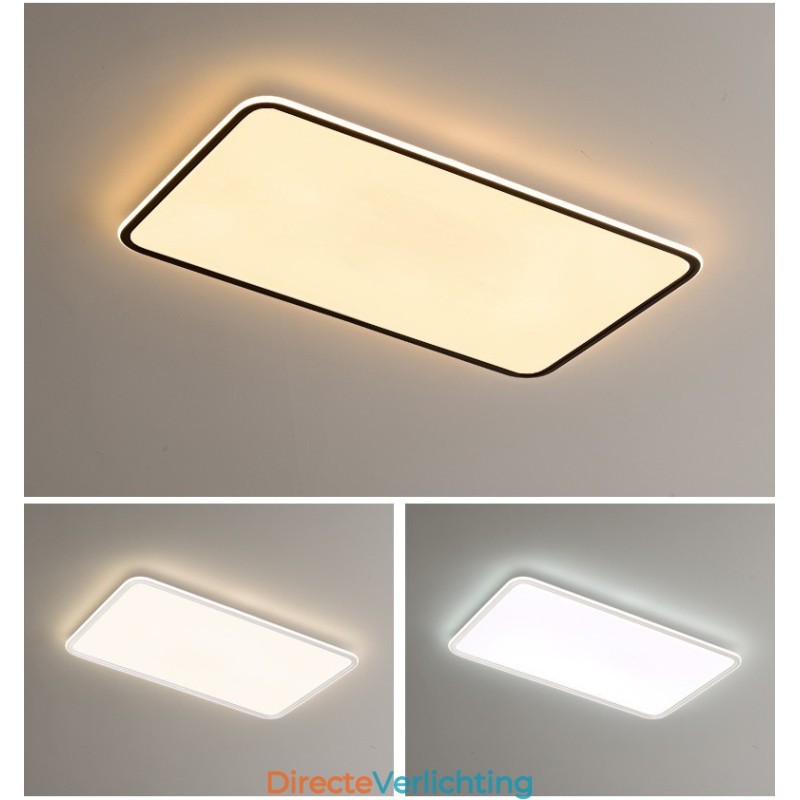 Moderne grote dimbare rechthoekige plafondlamp voor binnenverlichting
