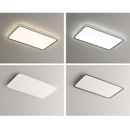 Moderne grote dimbare rechthoekige plafondlamp voor binnenverlichting