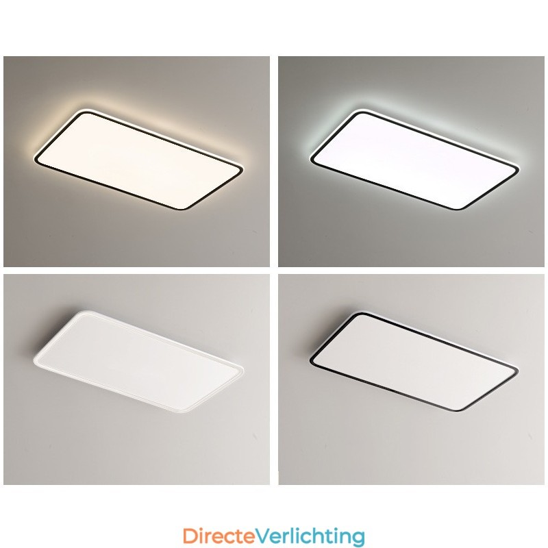 Moderne grote dimbare rechthoekige plafondlamp voor binnenverlichting