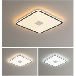 Moderne dimbare vierkante plafondlamp met volledig spectrum oogbescherming