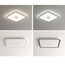 Moderne dimbare vierkante plafondlamp met volledig spectrum oogbescherming