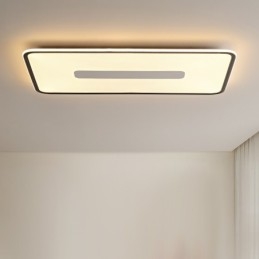 Moderne grote dimbare rechthoekige plafondlamp met volledig spectrum oogbescherming