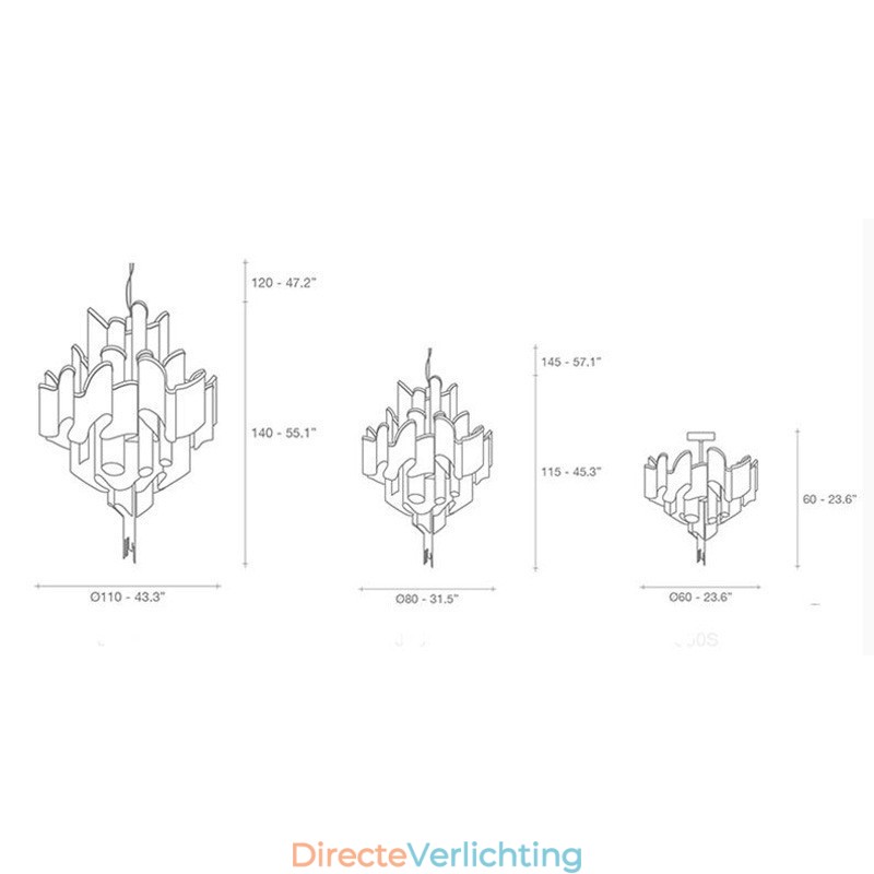Kwastjes Extra Grote Maat Kroonluchter Design Plafond Hanglamp