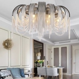 Kwastjes Extra Grote Maat Kroonluchter Design Plafond Hanglamp