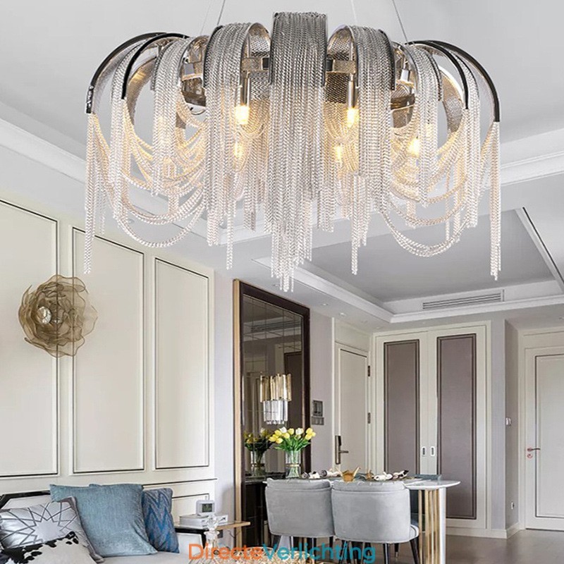 Kwastjes Extra Grote Maat Kroonluchter Design Plafond Hanglamp