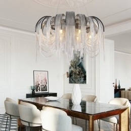 Kwastjes Extra Grote Maat Kroonluchter Design Plafond Hanglamp