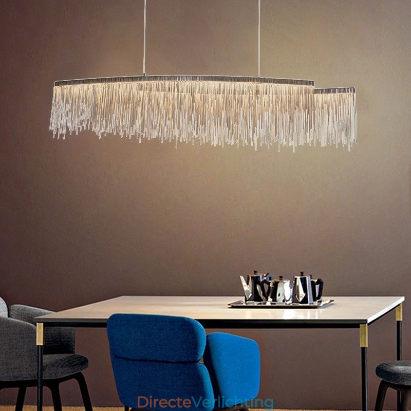 Kwastjes Extra Grote Design Plafond Hanglamp Eiland