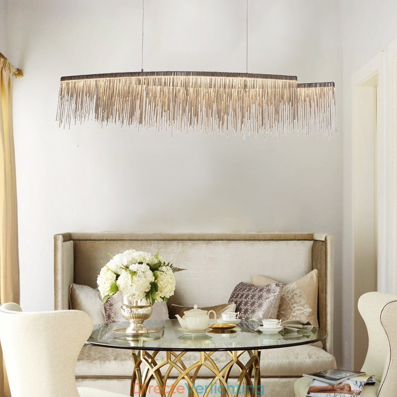 Kwastjes Extra Grote Design Plafond Hanglamp Eiland