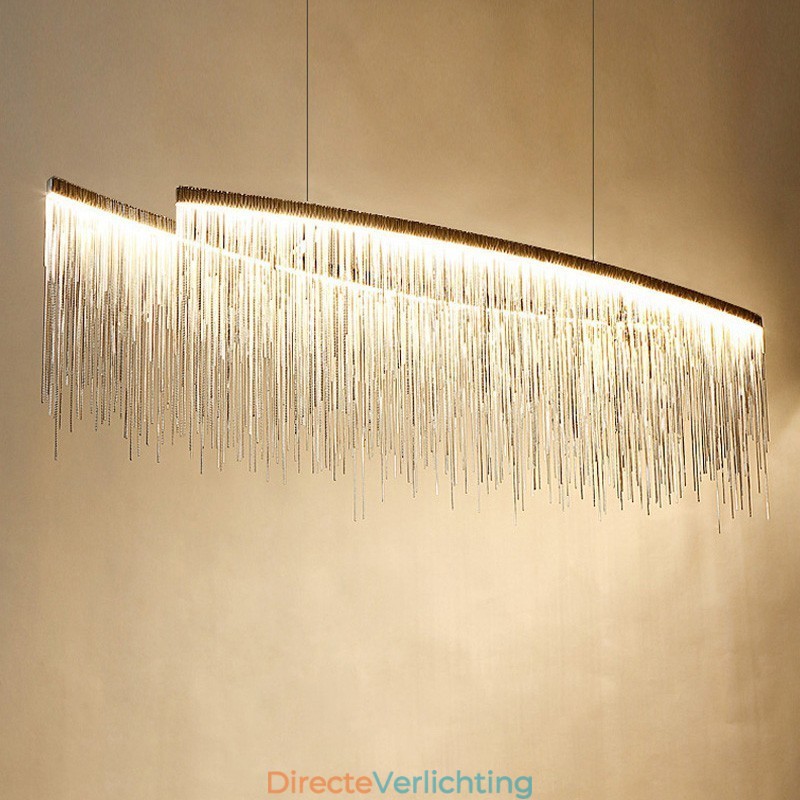 Kwastjes Extra Grote Design Plafond Hanglamp Eiland