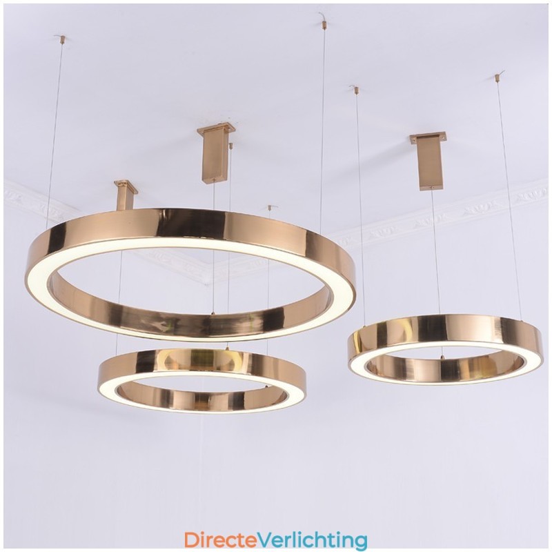 1-lichts moderne, eigentijdse stalen hanglamp met acryl kap