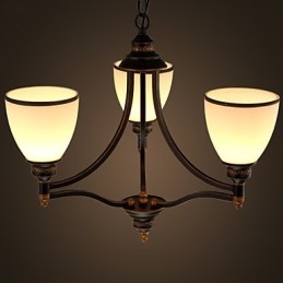 Retro Minimalistische Plafondlampen Europese Stijl Glazen Plafondlampen Lamp