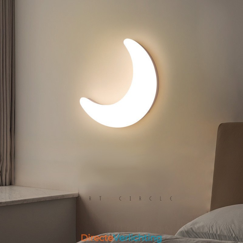 20W Nordic Indoor Maan Vorm Kinderkamer Wandlampen Plafondlampen