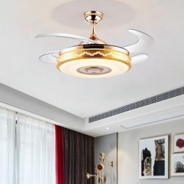 Moderne elektrische plafondventilator inverter ventilator licht