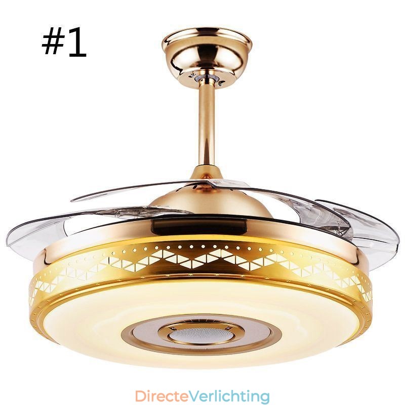 Moderne elektrische plafondventilator inverter ventilator licht