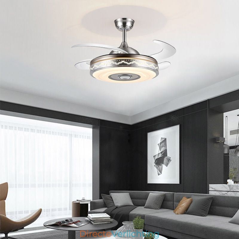 Moderne elektrische plafondventilator inverter ventilator licht