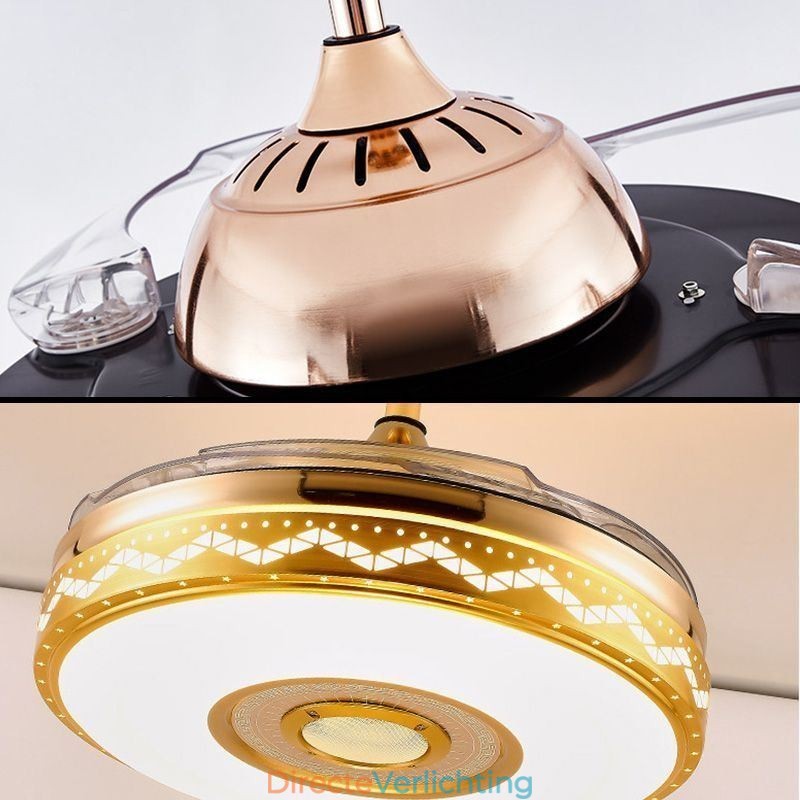 Moderne elektrische plafondventilator inverter ventilator licht