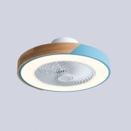 Slimme plafondventilator met verlichting, afstandsbediening, decoratieve ventilatorlamp