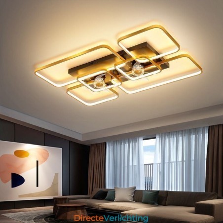 Plafondventilator met verlichting Decoratieventilator Acryllamp Plafondventilator met verlichting Decoratieventilator Acryllamp