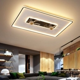 Plafondventilator met verlichting Decoratieventilator Acryllamp