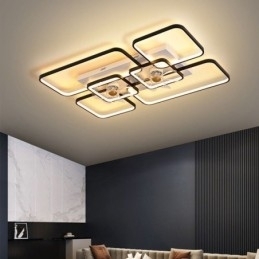 Plafondventilator met verlichting Decoratieventilator Acryllamp