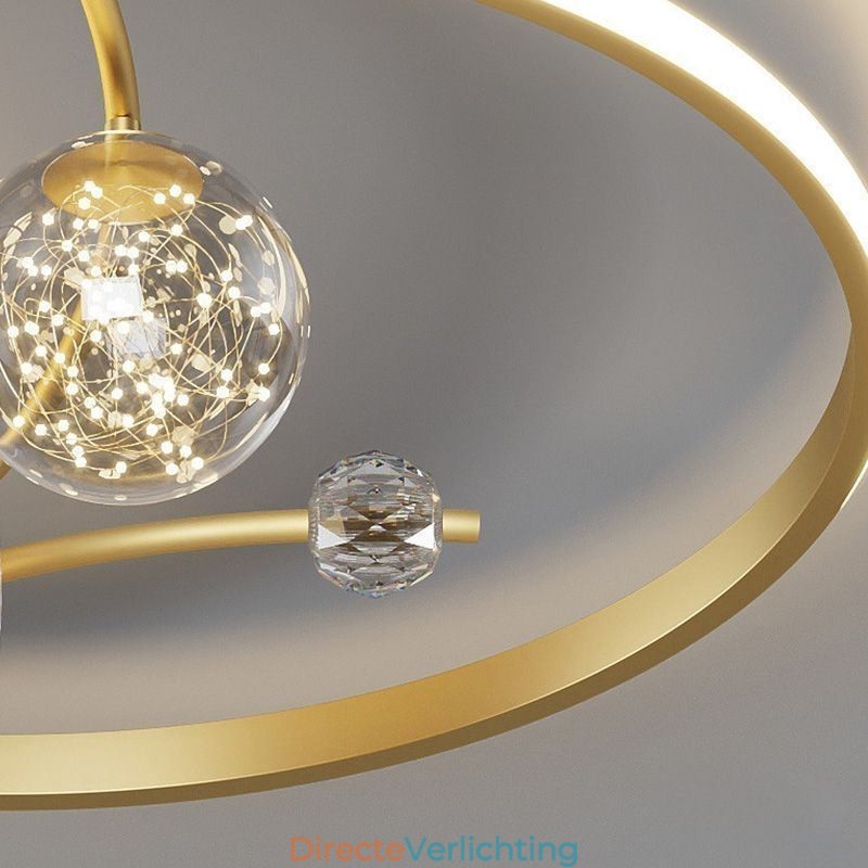 Plafondventilator met verlichting Decoratieventilatorlamp Acryl