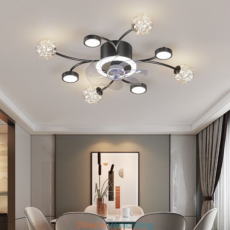 Creatieve ventilator plafondlamp plafond kroonluchter