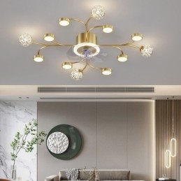 Creatieve ventilator plafondlamp plafond kroonluchter