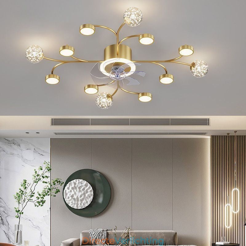 Creatieve ventilator plafondlamp plafond kroonluchter