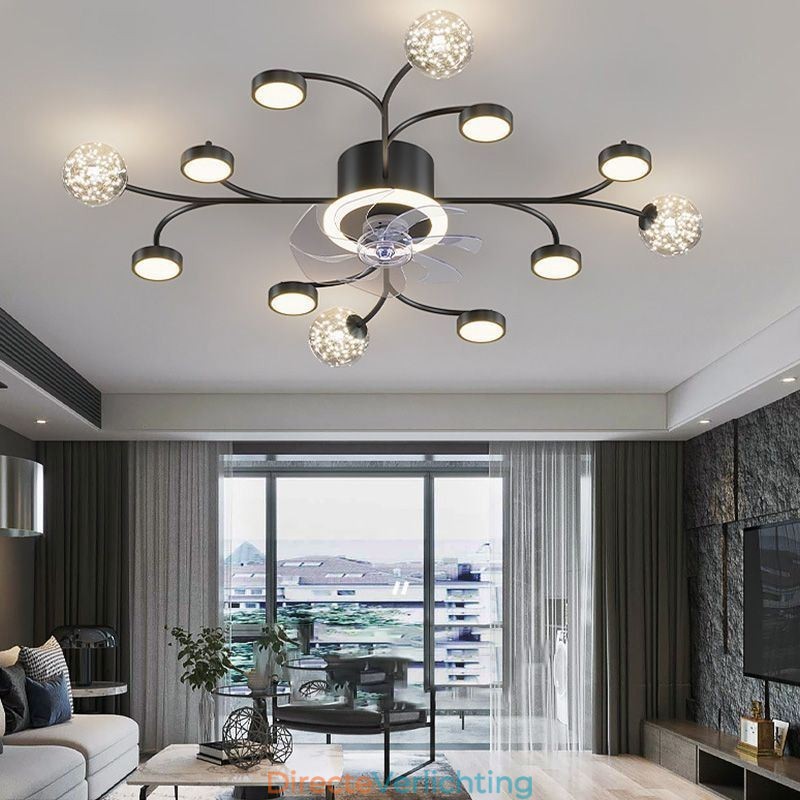 Creatieve ventilator plafondlamp plafond kroonluchter