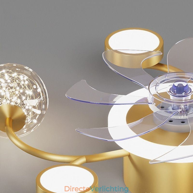 Creatieve ventilator plafondlamp plafond kroonluchter