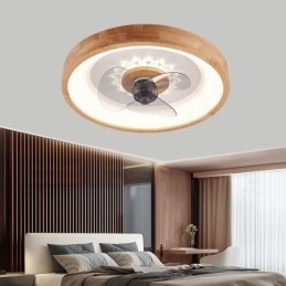 Moderne Inverter Plafondventilator Met Verlichting Afstandsbediening Plafondlamp Ventilatorlamp