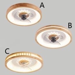 Moderne Inverter Plafondventilator Met Verlichting Afstandsbediening Plafondlamp Ventilatorlamp