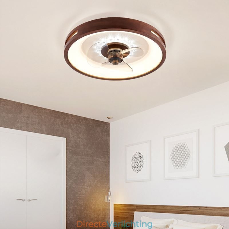Moderne Inverter Plafondventilator Verlichting Afstandsbediening Plafondlamp Ventilatorlamp