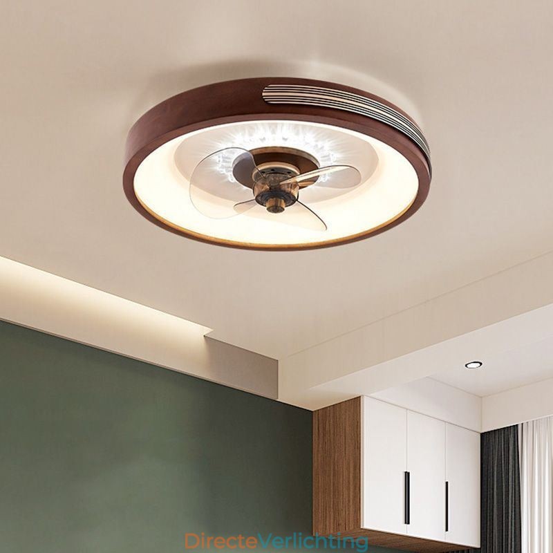 Moderne Inverter Plafondventilator Verlichting Afstandsbediening Plafondlamp Ventilatorlamp