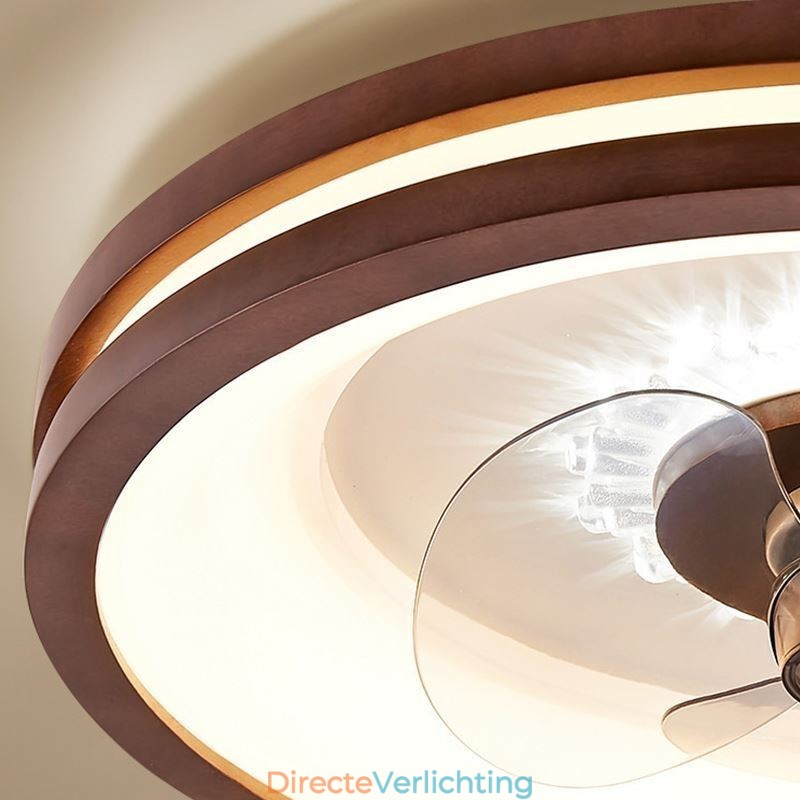 Moderne Inverter Plafondventilator Verlichting Afstandsbediening Plafondlamp Ventilatorlamp