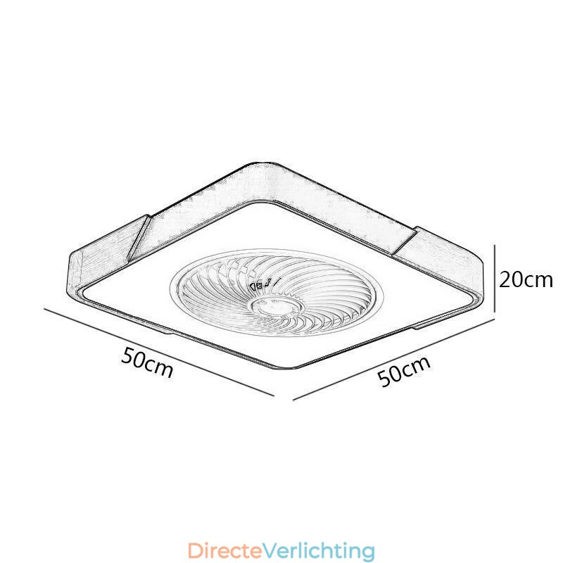 Moderne plafondventilatorverlichting Eenvoudige plafondlamp Plafondlamp
