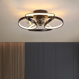 Unieke plafondventilator en licht Moderne plafondventilator met verlichting
