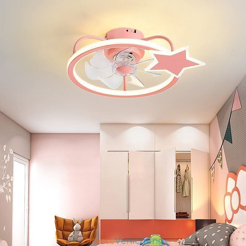 Cartoon Plafondventilatorlamp Creatieve Plafondlamp Kinderen