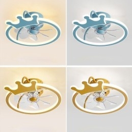Cartoon Plafondventilatorlamp Creatieve Plafondlamp Kinderen