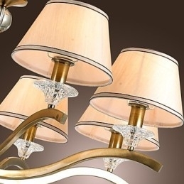 Moderne eigentijdse traditionele klassieke rustieke lodge vintage land eiland messing metalen kroonluchter