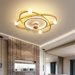 Moderne plafondventilatoren Binnenverlichting Eetkamer