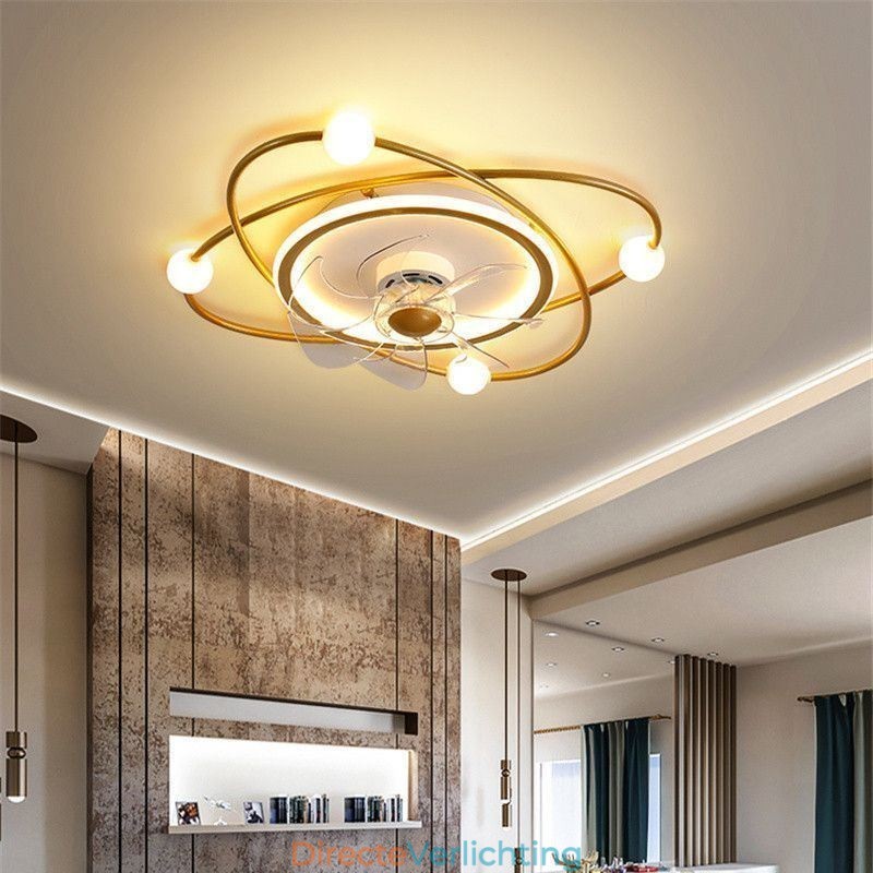 Moderne plafondventilatoren Binnenverlichting Eetkamer