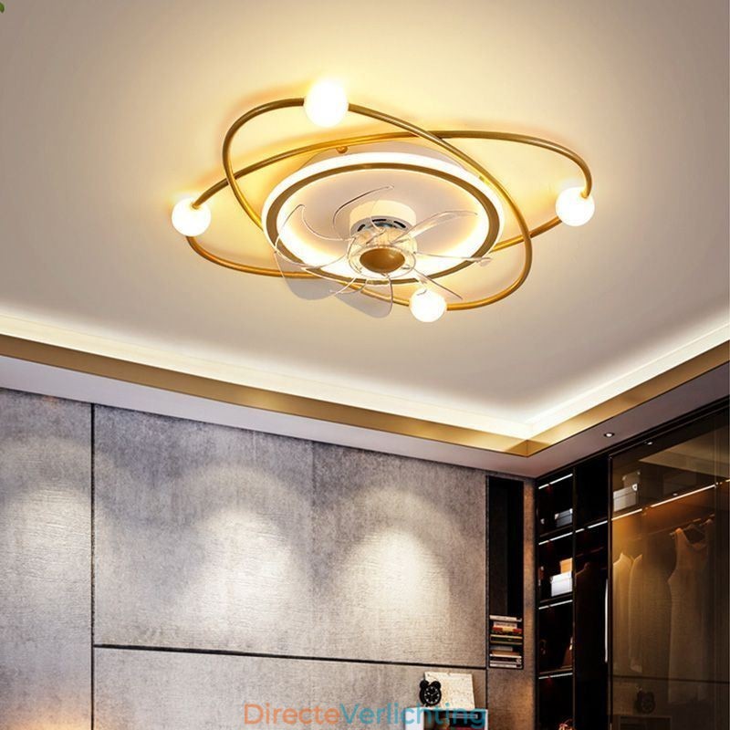 Moderne plafondventilatoren Binnenverlichting Eetkamer