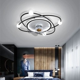 Moderne plafondventilatoren Binnenverlichting Eetkamer
