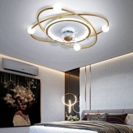 Moderne plafondventilatoren Binnenverlichting Eetkamer