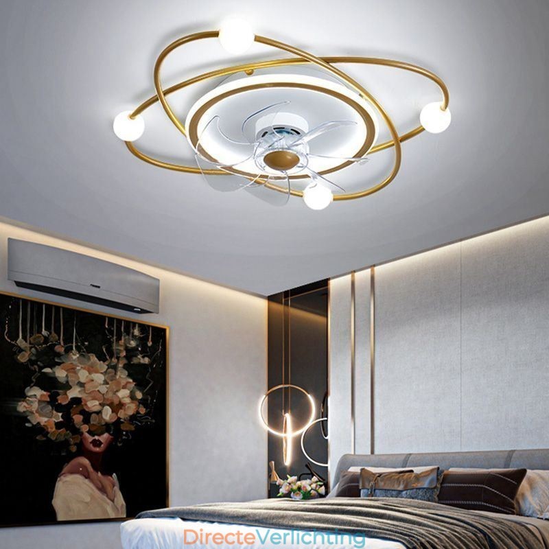 Moderne plafondventilatoren Binnenverlichting Eetkamer