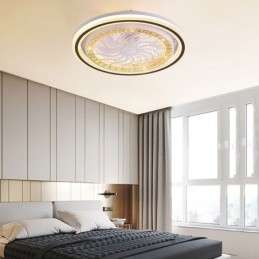 Intelligente plafondventilator met licht, traploos dimbaar decoratie